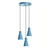 Opviq Luster Konikkem-6357-3, 75-114cm, 40 cm, 3xE27, Plavi
