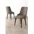 Hanah Home set trpezarijskih stolica Enoa 6 kom, kapućino tkanina Babyface, crne drvene noge