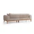 Atelier del Sofa Trosed na razvlačenje Kapri Krem