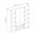 Hanah home Ormar Kale 180x210x52cm Antracit