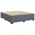 Vidaxl Box spring postelja z vzmetnico temno siva 180x200 cm žamet