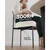 VEVOR Set jedilnih stolov HC2025 545x50x795 cm bela