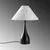 Opviq Stona lampa Luna-15268, 50x50x68 cm, IP20, Crno-bela