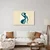 Slika elegantna silhueta v modri - 120x80