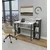 Hanah Home radni sto Saye, 106 cm, antracit / beli