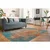 Kayoom PREPROGA Primavera 725 Sand / Blau   80/150 cm  tkano modra