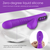 Paloqueth Thrusting & Suction Dual Vibrator Purple