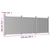 Vidaxl Ograjni panel siv 526x186 WPC