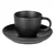 Castelli Set Espresso šoljice sa tacnama Tribeca Mini, 90 ml, 2 komada, Crni