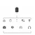WOZINSKY Adapter za iPhone Lightning na USB-A OTG - črn