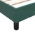 Box Spring krevet bez madraca tamnozeleni 160x210 cm samt