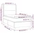 Krevet box spring s madracem LED bijeli 80x200 cm umjetna koža