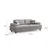 Atelier del Sofa Trosed na razvlačenje Nice, 225x75x100cm, Sivi