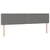 Vidaxl Box spring postelja z vzmetnico LED temno siva 120x190 cm blago