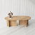 HANAH HOME Sto za dnevnu sobu Missisipi Sapphire Oak