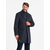 Ombre Unbuttoned mens wool blend coat - graphite