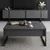 Hanah Home Luxe Sto za dnevnu sobu, Crna
