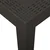 Vidaxl Vrtna miza antracitna 79x65x72 cm plastika