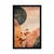 Plakat vzorci s cvetom Peach Fuzz - 40x60 black