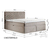 Boxspring postelja Chesterfield - 200x200 cm