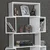 Hanah Home Polica 84x160x30cm Bela