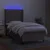 Vidaxl Box spring postelja z vzmetnico LED taupe 80x200 cm blago