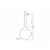 VESTA 563 Visilica 25W 3000K CRNA/MESING