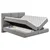 Esposa BOXSPRING POSTELJA 180 cm x 200 cm , tekstil siva