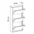 Hanah Home Cipelarnik, 50x103x15 cm, Beli
