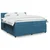 vidaXL vidaXL Box spring postelja z vzmetnico modra 200x200 cm žamet, (21304741)