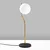 Opviq Stona lampa, Crna
