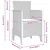 Vrtna stolica 2 pcs Antracit 53 x 49 x 85 cm Polipropilen