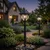 LED solarna svetiljka LAWN LED/1,2V 100 mAh 3000K 44 cm IP44 crna