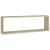 Greatstore Stenske police kockaste 2 kosa sonoma hrast 80x15x26,5 cm