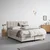 Boxspring Krevet Primo 180/200 cm , sivobraon