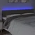 Vidaxl LED posteljno vzglavje taupe 160x5x78/88 cm blago