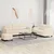 3-dijelni set sofa s jastucima bež tkanina od mikrovlakana