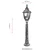 Opviq Spoljna lampa BSU-68186-BKR-M1-B, 105 cm, Podna, IP65, E27, 60W, Crna