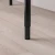 LAGKAPTEN / OLOV Radni sto, bela/crna, 120x60 cm