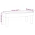Vidaxl Klop krem 70x30x30 cm blago