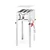 Gril-Master Mini, HENDI, 5,8 kW, 340x540x(H)840 mm