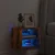 Zidni TV ormarić s LED svjetlima boja hrasta 30 x 28,5 x 30 cm