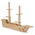 Drevené kocky stavebné Wooden Construction Kit Eichhorn prírodné drevo 200 dielov od 2 rokov EH1612