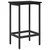 Barska stolica Crni hrast 40 x 32 x 64 cm Konstruirano drvo