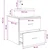 Umivaonik s policom Bijela 49,5 x 44,5 x 65 cm