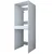 Hanah Home Polica za kupatilo KD113-3856, 66.6x189x65 cm, Bela