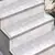 Stepenica Pravokutni 4 pcs Srebrno 75 x 25 cm Aluminij