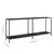 Konzolni stol crni 180 x 35 x 75,5 cm od kaljenog stakla