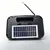 Pu Xing Retro Radio J2BTS sa Solar Panel - AM/FM/SW + Bluetooth + USB/TF MP3 plejer