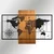 Fusione Naturale -5 BlackWalnut Decorative Wooden Wall Accessory
